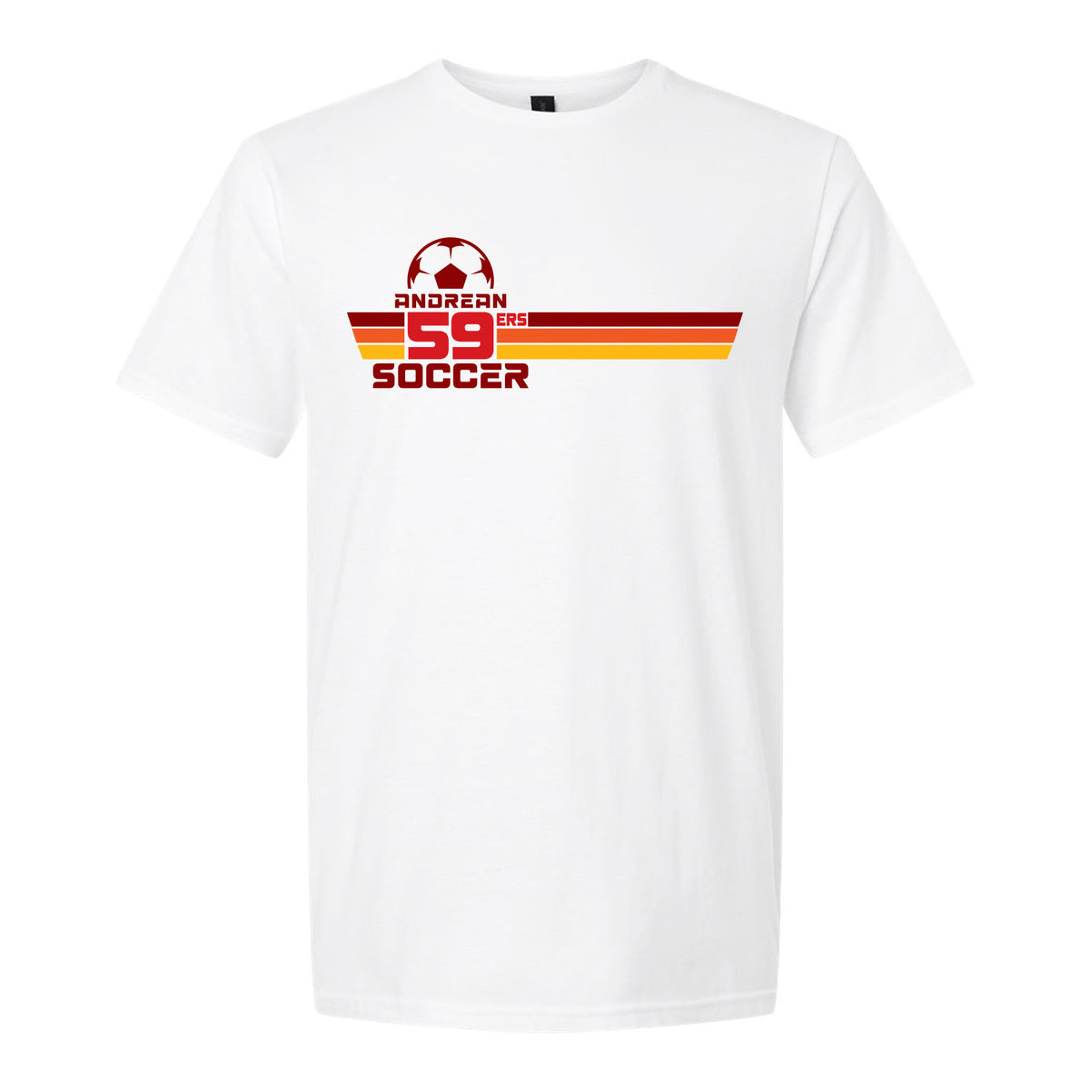 Andrean 59ers Soccer Stripe Short Sleeve Tee
