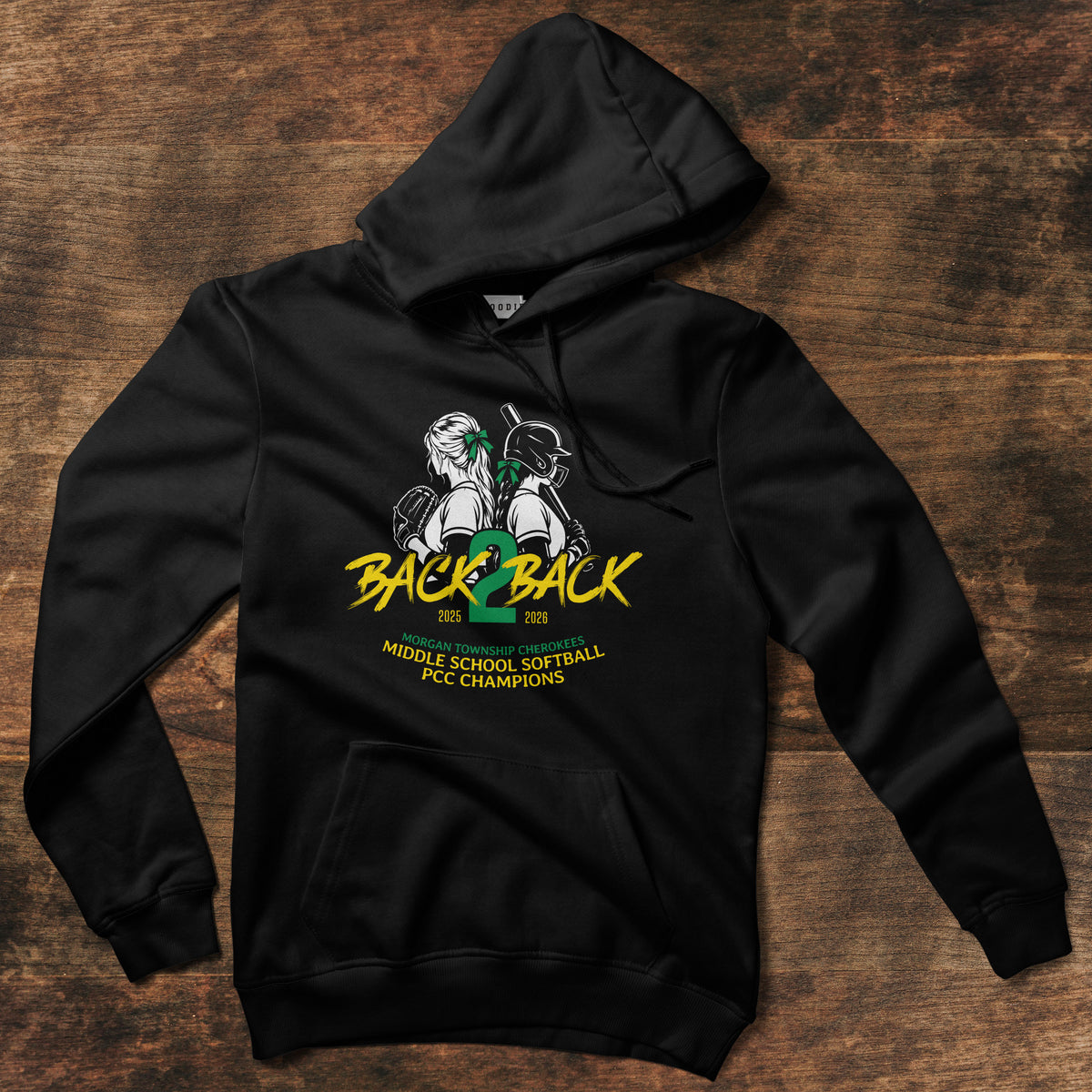 Morgan Softball Back 2 Back - Black