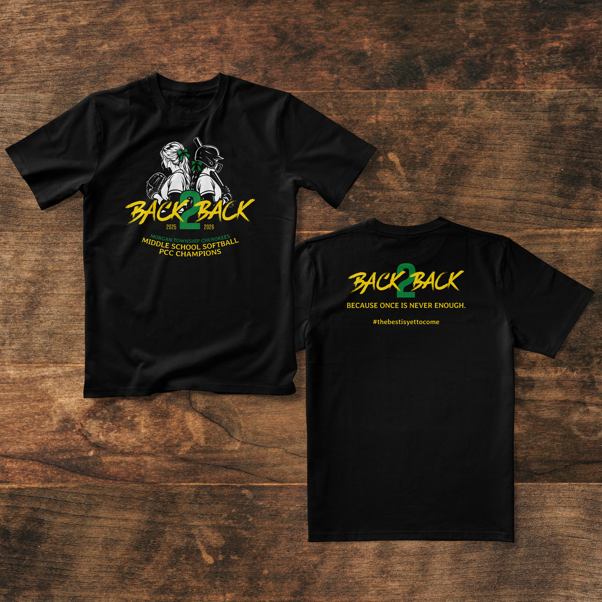 Morgan Softball Back 2 Back - Black