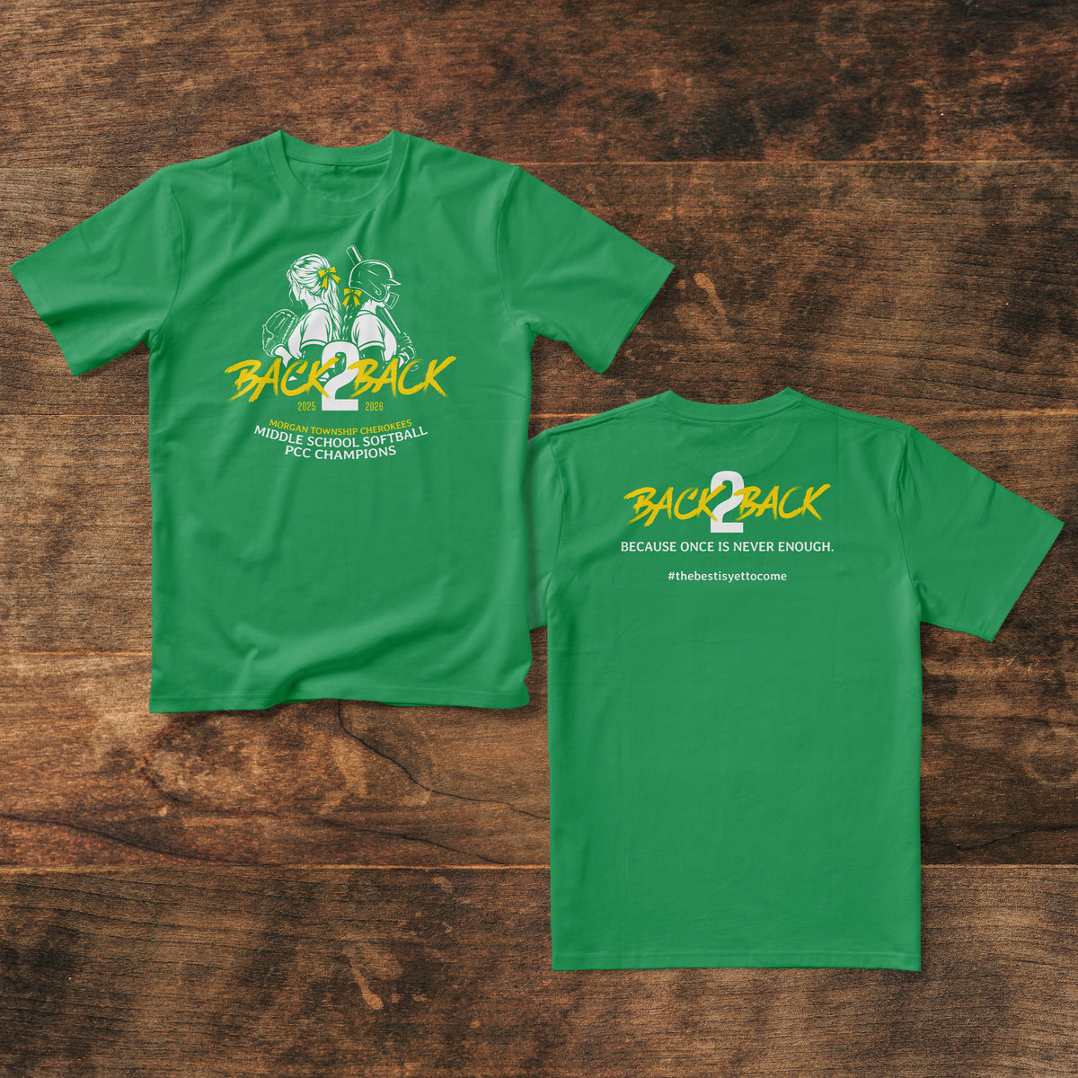 Morgan Softball Back 2 Back - Green