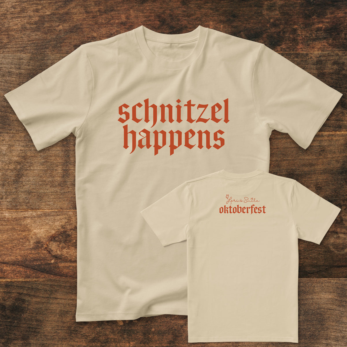 Schnitzel - Lori's Smile Oktoberfest Giveback Tee