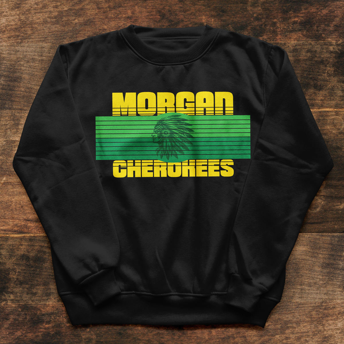 Morgan Retro Stripes - Crewneck