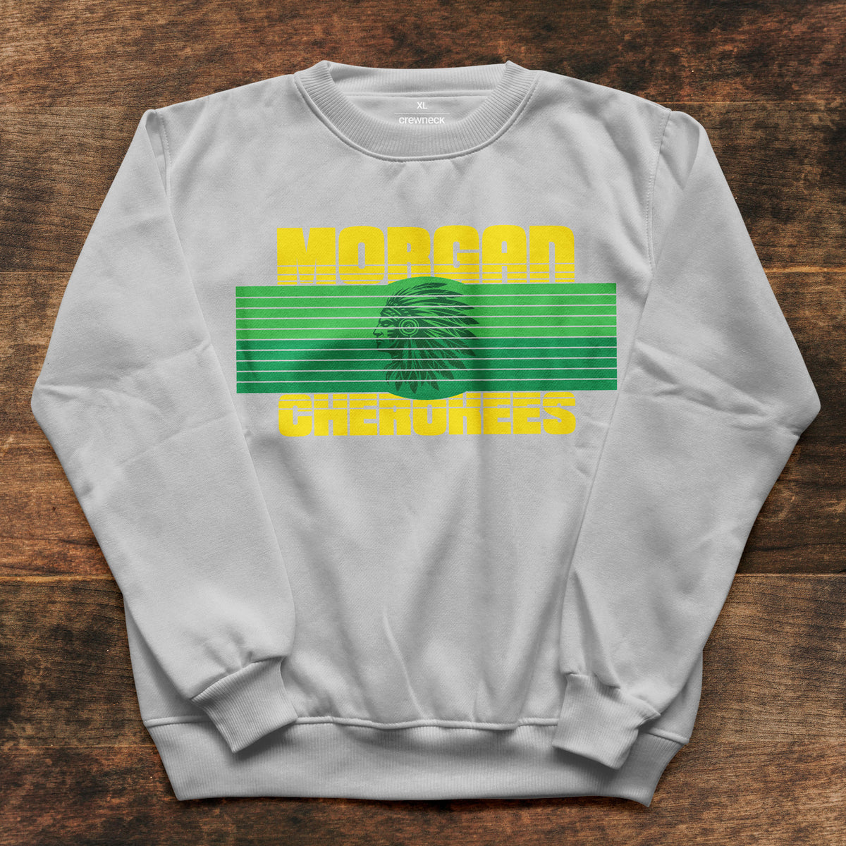 Morgan Retro Stripes - Crewneck